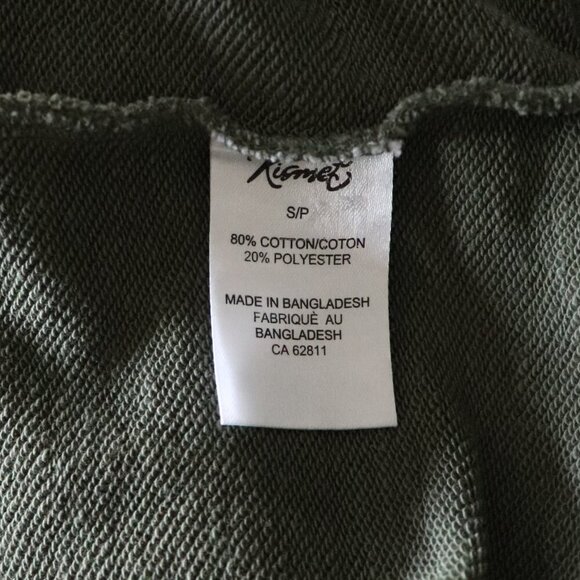 Kismet Women's Green Sz S 1/4 Zip Luxury Pullover Long Sleeve Sweatshirt Sweater - Picture 10 of 11